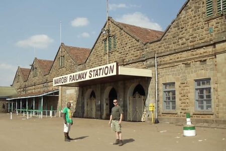 Bahnhof Nairobi - Mombasa Kenia