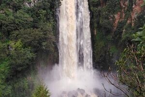 Wasserfälle Thompson Falls - Safari Kenia